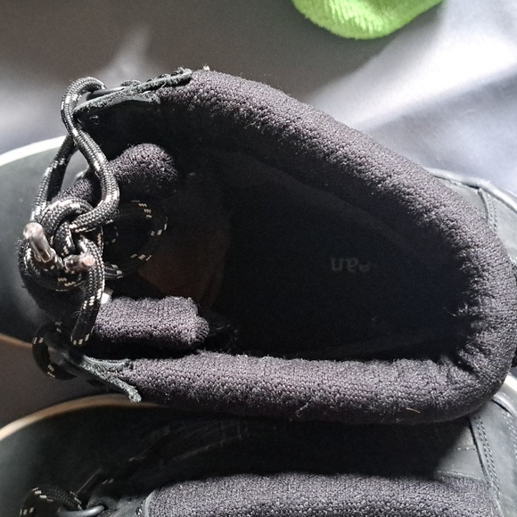 LL Bean Tek 2.5 Snow Boots Womens 9 Medium Black Leather Wedge D Ring 100g - Picture 5 of 7